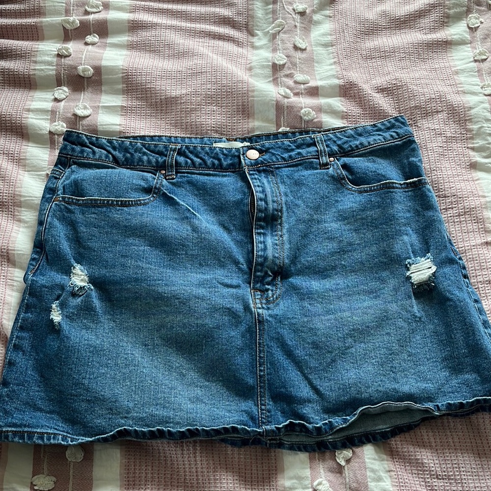 COPY - Denim mini skirt
